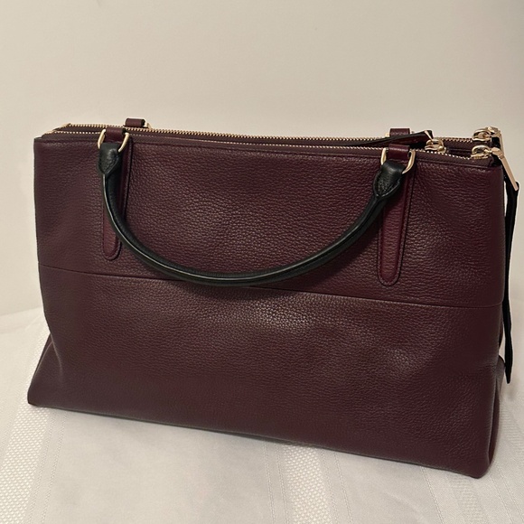 Coach Brough Bag Oxblood | NWT - Picture 10 of 16
